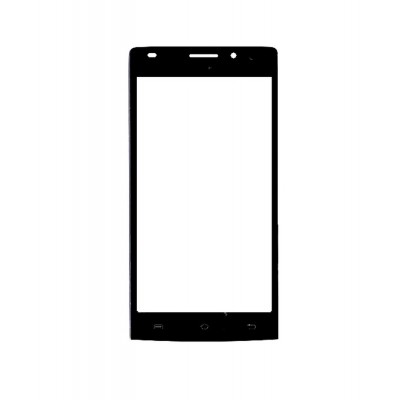 Replacement Front Glass For Lava Iris Fuel 25 Black By - Maxbhi.com