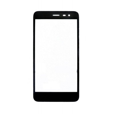 Replacement Front Glass For Micromax Canvas Amaze Q395 Black By - Maxbhi.com
