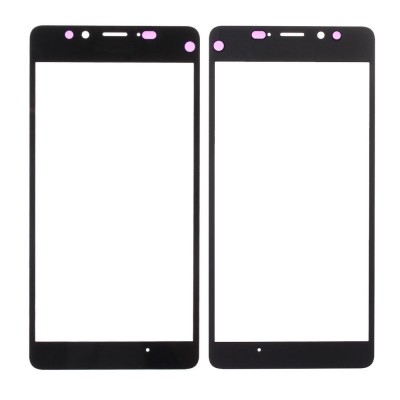 Replacement Front Glass For Microsoft Lumia 950 Black By - Maxbhi Com