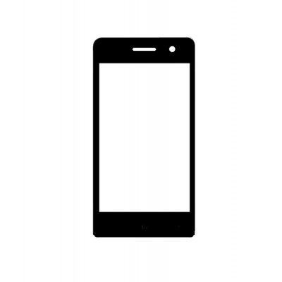 Replacement Front Glass For Panasonic T33 Blue By - Maxbhi.com