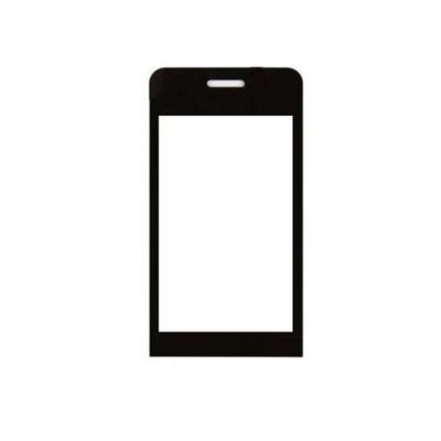 Replacement Front Glass For Samsung S7230e Wave 723 Black By - Maxbhi.com