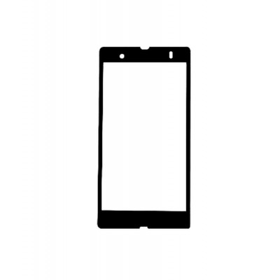 Replacement Front Glass For Sony Xperia Z Lt36h Black By - Maxbhi.com