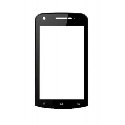 Replacement Front Glass For Celkon Evoke A43 Black By - Maxbhi.com