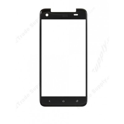 Replacement Front Glass For Htc J Butterfly Black By - Maxbhi.com