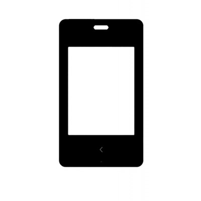 Replacement Front Glass For Nokia Asha 500 Dual Sim Red By - Maxbhi.com