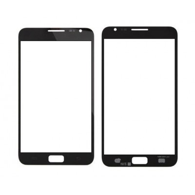 Replacement Front Glass For Samsung Galaxy Note N7005 Black By - Maxbhi Com
