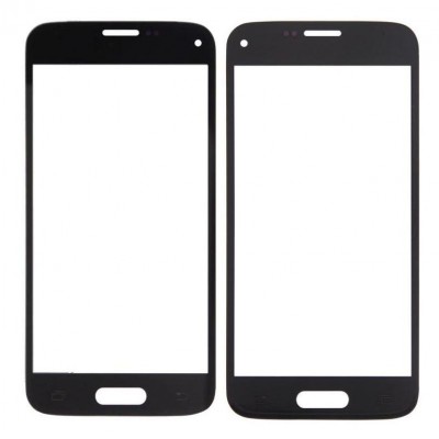 Replacement Front Glass For Samsung Galaxy S5 Mini Duos Black By - Maxbhi Com