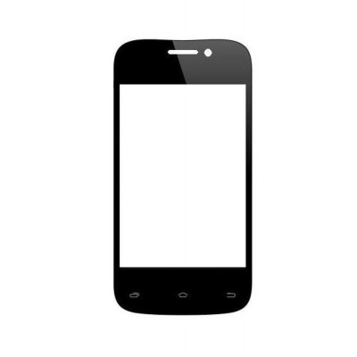 Replacement Front Glass For Spice Mi354 Smartflo Space Silver By - Maxbhi.com
