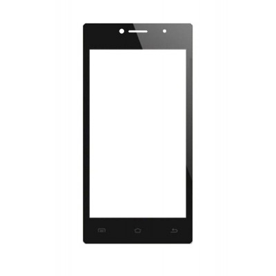 Replacement Front Glass For Spice Mi451 Smartflo Poise Black By - Maxbhi.com