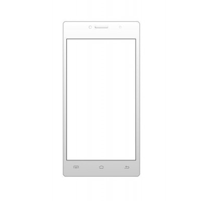 Replacement Front Glass For Spice Mi451 Smartflo Poise White By - Maxbhi.com
