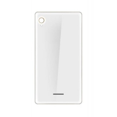 Back Panel Cover For Intex Aqua Power Hd 4g White - Maxbhi.com