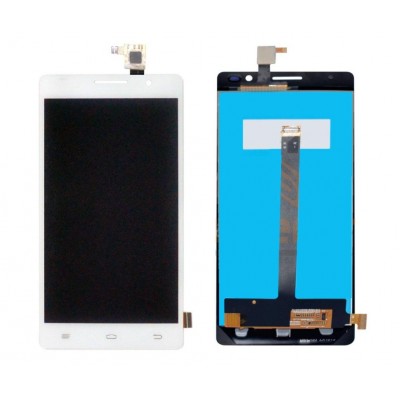 Lcd With Touch Screen For Intex Aqua Power Hd 4g White By - Maxbhi Com