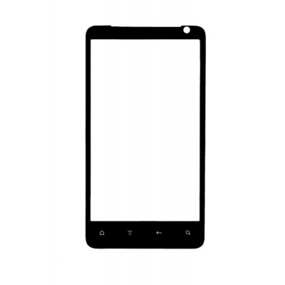 Replacement Front Glass For Htc Velocity 4g Vodafone Black By - Maxbhi.com