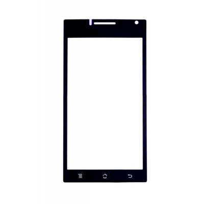 Replacement Front Glass For Huawei Ascend P1 U9200 Black By - Maxbhi.com