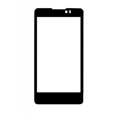 Replacement Front Glass For Micromax A91 Ninja Black By - Maxbhi.com