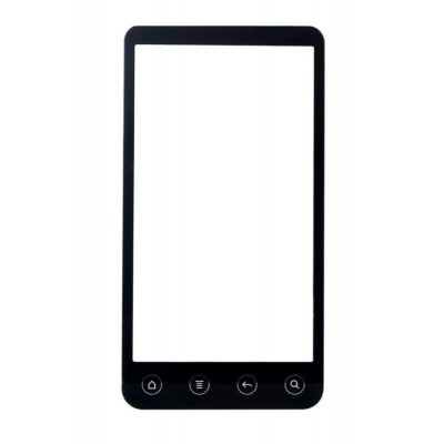 Replacement Front Glass For Htc Evo 3d G17 Black By - Maxbhi.com