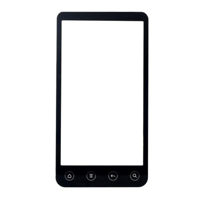 Replacement Front Glass For Htc Evo 3d G17 White By - Maxbhi.com