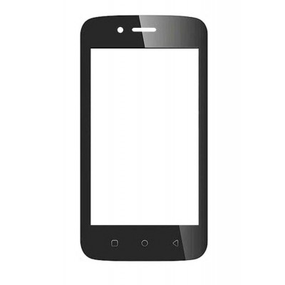 Replacement Front Glass For Karbonn Alfa A112 Black By - Maxbhi.com
