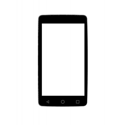 Replacement Front Glass For Posh Micro X S240 Black By - Maxbhi.com
