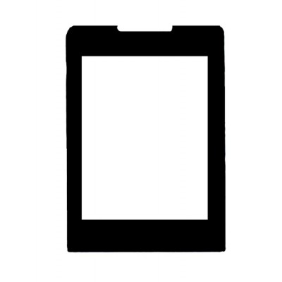 Replacement Front Glass For Samsung C3330 Champ 2 Black By - Maxbhi.com