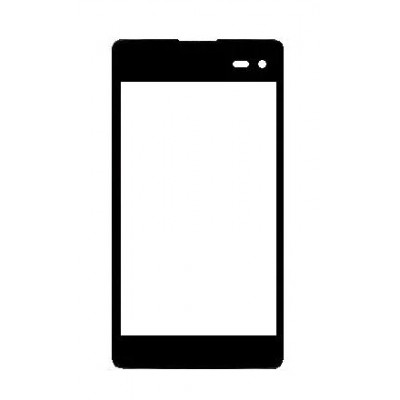 Replacement Front Glass For Acer Liquid Z220 Black By - Maxbhi Com
