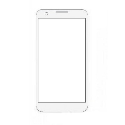 Replacement Front Glass For Intex Aqua I6 White By - Maxbhi.com