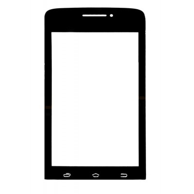 Replacement Front Glass For Intex Cloud Y1 White By - Maxbhi.com