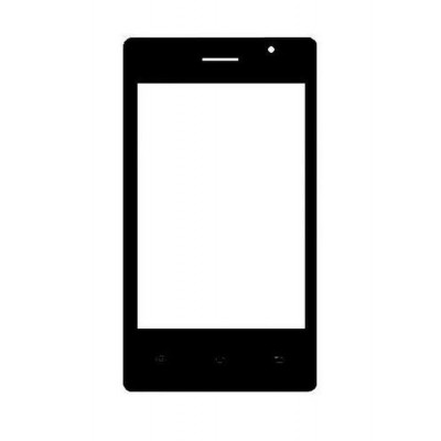 Replacement Front Glass For Lava Iris 325 Style Black By - Maxbhi.com