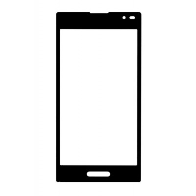 Replacement Front Glass For Lg Optimus L9 P769 Black By - Maxbhi.com