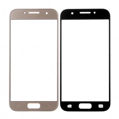 Replacement Front Glass For Samsung Galaxy A7 2017 Gold By - Maxbhi Com