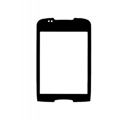 Replacement Front Glass For Samsung Galaxy Pop Plus S5570i Black By - Maxbhi.com
