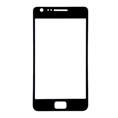 Replacement Front Glass For Samsung Galaxy S2 I9100t Blue By - Maxbhi.com