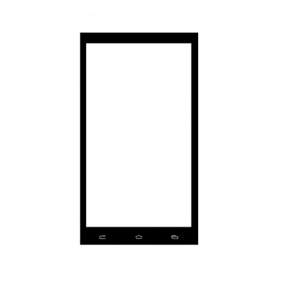 Replacement Front Glass For Spice M6125 Black By - Maxbhi.com