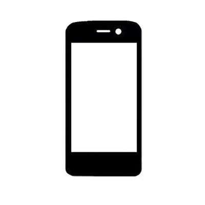 Replacement Front Glass For Spice Xlife 431q Black By - Maxbhi.com