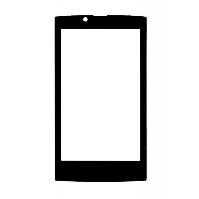 Replacement Front Glass For Spice Xlife Mi404 Silver By - Maxbhi.com
