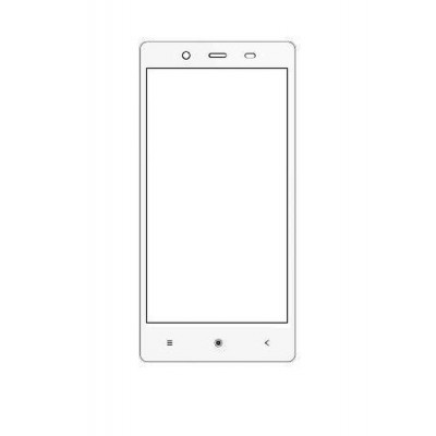 Replacement Front Glass For Videocon Z55 Dash White By - Maxbhi.com