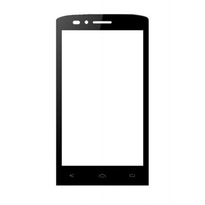 Replacement Front Glass For Wham Q4 Black By - Maxbhi.com