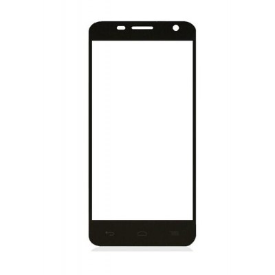 Replacement Front Glass For Alcatel One Touch Idol Mini 6012a Black By - Maxbhi.com