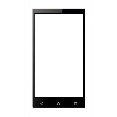Replacement Front Glass For Hitech Air A3 Black By - Maxbhi.com