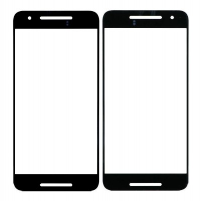Replacement Front Glass For Huawei Nexus 6p Black By - Maxbhi Com