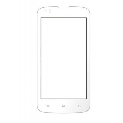 Replacement Front Glass For Intex Cloud N12 White By - Maxbhi.com