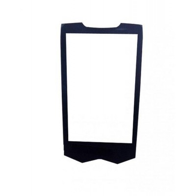 Replacement Front Glass For Lava A10 Black By - Maxbhi.com