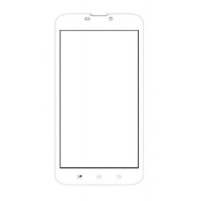 Replacement Front Glass For Mitashi Play Duo King Ap 105 White By - Maxbhi.com
