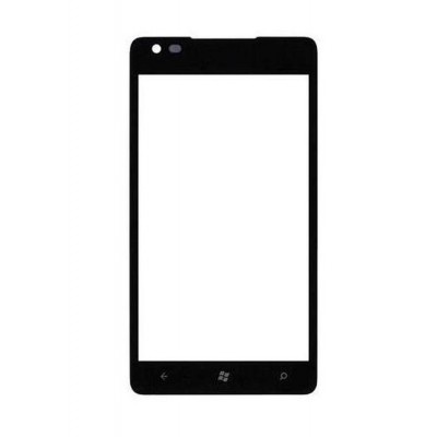 Replacement Front Glass For Nokia Lumia 900 Rm808 Cyan By - Maxbhi.com