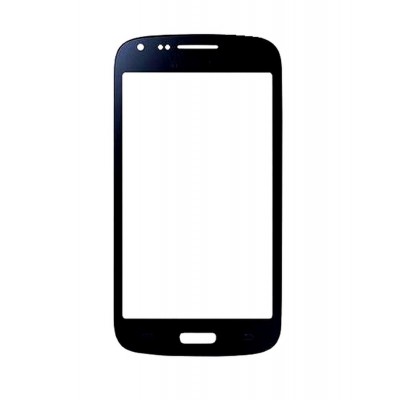 Replacement Front Glass For Samsung Galaxy Core I8060 Black By - Maxbhi.com