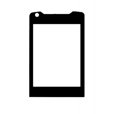 Replacement Front Glass For Sony Ericsson W960i Black By - Maxbhi.com