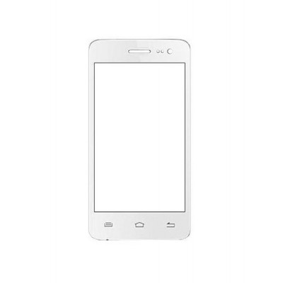 Replacement Front Glass For Videocon Z40 Pro Lite White By - Maxbhi.com