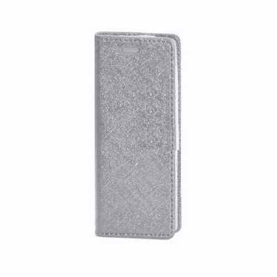 Flip Cover For Iball Aasaan White Grey By - Maxbhi.com