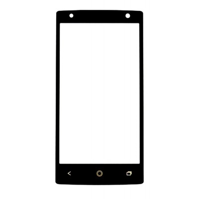 Replacement Front Glass For Acer Liquid E3 E380 Black By - Maxbhi.com