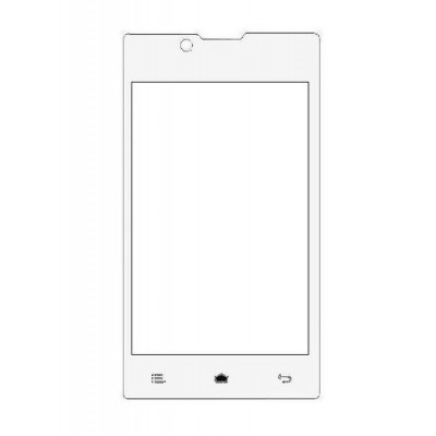 Replacement Front Glass For Hitech Amaze S305 White By - Maxbhi.com